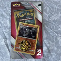 Pokemon 2 Mini Booster Packs + 1 MACHAMP Promo & Coin Brand New Sealed - Image 1