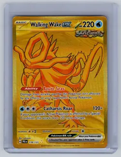 Walking Wake ex Hyper Rare SV: Prismatic Evolutions 178/131 NM Pokemon TCG - Image 1