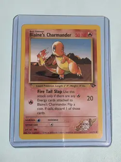 2000 Blaine's Charmander 60/132 - Gym Challenge - NM Pokemon TCG - WotC - Image 2