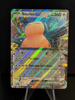 Snorlax ex 076/131 Holo Double Rare SV: Prismatic Evolutions Pokemon Near Mint - Image 1