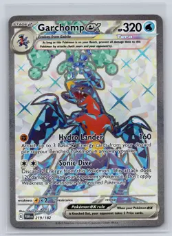 Garchomp ex 219/182 Ultra Rare Paradox Rift Pokemon Near Mint - Image 1