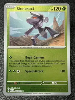 Genesect 008/094 - Reverse Holo - Pokemon TCG: Phantasmal Flames - NM - Image 1