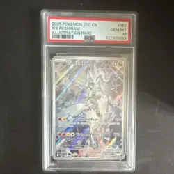 Pokemon TCG Journey Together N's Reshiram Illustration Rare PSA 10 167/159 - Image 1
