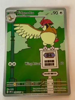 Pokemon TCG Pidgeotto 208/197 Special Illustration Rare- Obsidian Flames NM - Image 1