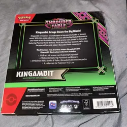 Pokemon Shrouded Fable Kingambit Box 4 Booster Packs NEW (minor damage) - Image 2