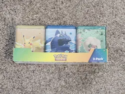 Pokemon TCG Costco Stacking 3 Tins . amazing find for collecters 🙌👌🫡 - Image 2