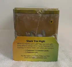 Pokemon TCG 3-Pack Stacking Tins Sealed - Image 2