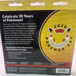 Pokemon TCG: Pokemon Day 2026 Collection Box - 30th Anniversary - IN HAND 🔥 - Image 5