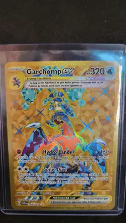 Garchomp ex 260/182 Paradox Rift Gold Hyper Rare Tera Pokemon TCG NM - Image 1