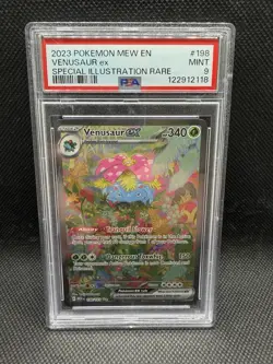 Pokemon Venusaur ex Sv: Scarlet & Violet 151 Illustration Rare PSA 9 198/165 - Image 1