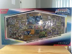 Pokemon Prismatic Evolutions Lucario Ex & Tyranitar Ex Premium Collection Sealed - Image 1
