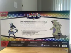 Pokemon Prismatic Evolutions Lucario Ex & Tyranitar Ex Premium Collection Sealed - Image 2