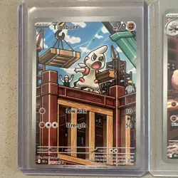 Pokemon TCG Timburr Gurdurr Conkeldurr 125,126,127 Illustration Rare IR Set - Image 2