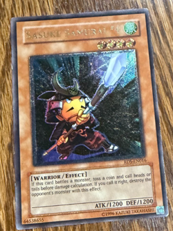Yu-Gi-Oh! Sasuke Samurai #4 RDS-EN016 Rise of Destiny Super Rare LP - Image 1