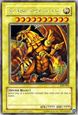 Yugioh! MP The Winged Dragon of Ra - GBI-003 - Secret Rare - Unlimited Edition M - Image 1