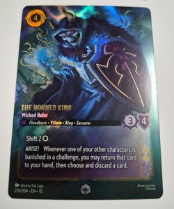 Disney Lorcana Whispers Enchanted The Horned King Wicked Ruler English Rare - Image 2