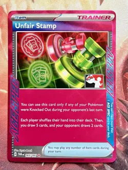 Unfair Stamp Ace Spec Prize Pack Series 6 Pokemon TCG Play! Stamped 165/167 ✨ - Image 1
