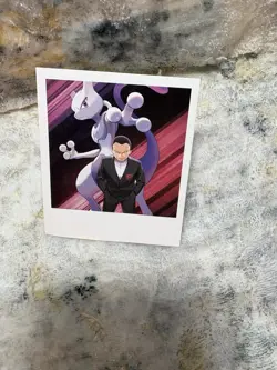 Mewtwo and Giovanni Photo Polaroid Pokemon TCG: Team Rocket's Mewtwo ex Box - Image 4