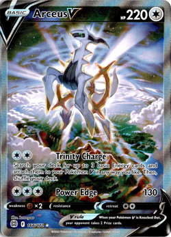 Arceus V 166/172 Pokemon Brilliant Stars Ultra Rare NM - Image 1