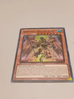 Yugioh Qebehsenuef, Protection of Horus AGOV-EN014 1st Edition Super Rare NM - Image 1