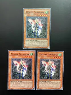 Yugioh Arsenal Summoner DR1-EN166 Unlimited Edition Common LP/MP X3 - Image 1