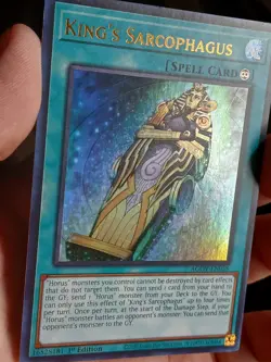 YUGIOH- King's Sarcophagus - AGOV-EN058 - Ultra Rare - 1st Edition - Image 3