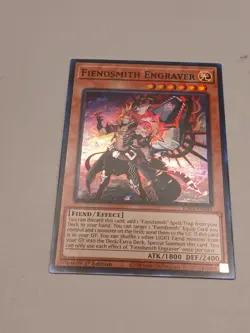Yugioh! Fiendsmith Engraver - RA04-EN049 - Super Rare - 1st Edition Near Mint, E - Image 2