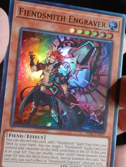 Yugioh! Fiendsmith Engraver - RA04-EN049 - Super Rare - 1st Edition Near Mint, E - Image 3