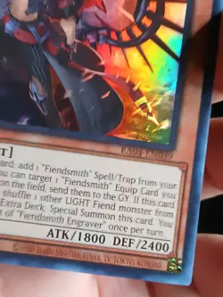 Yugioh! Fiendsmith Engraver - RA04-EN049 - Super Rare - 1st Edition Near Mint, E - Image 4