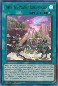 Yugioh! LP Primitive Planet Reichphobia - DIFO-EN058 - Ultra Rare - 1st Edition - Image 1