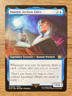 Magic MTG Final Fantasy Matoya, Archon Elder #439 FIN *NON-FOIL* Extended Art - Image 1