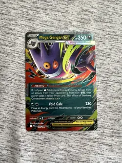 Pokemon TCG Phantasmal Flames Mega Gengar ex 056/094 NEAR MINT NM - Image 1