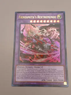 Yugioh! Fiendsmith's Rextremende - SUDA-EN037 - Ultra Rare - 1st Edition Near Mi - Image 3