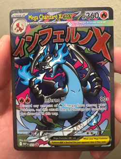 Pokemon Mega Charizard X ex MEP EN 023 Black Star Promo UPC *SEE PICTURES* - Image 1