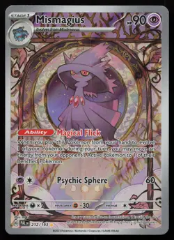 Mismagius 212/193 Illustration Rare Paldea Evolved Pokemon LP - Image 1