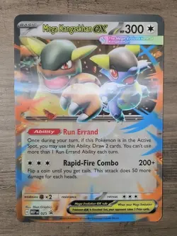 Pokemon TCG Mega Kangaskhan EX MEP 025 Lenticular Promo JUMBO NM - Image 1