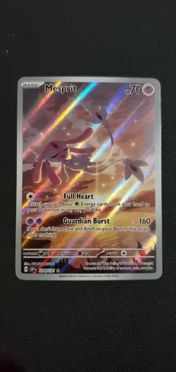 Pokemon Mesprit 204/191 Sv08: Surging Sparks Holo M-NM - Image 1