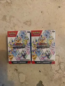 Pokemon TCG Prismatic Evolutions Booster Bundle Set of 2 - New Factory Sealed - Image 1
