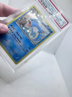 2012 Pokemon Black & White Gyrados Dragons Exalted Super Rare Cosmos Foil! PSA 8 - Image 3