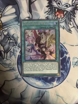 (YCL) YUGIOH! Dragonmaid Welcome MYFI-EN024 Secret Rare 1st Edition VLP - Image 1
