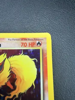 Flareon 3/64 - Jungle Unlimited 1999 - Vintage Pokemon WOTC Holo Rare LP - Image 4