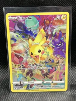 Pokemon Pikachu 160/159 Crown Zenith Secret Rare Full Art Holo 70 HP Wild Charge - Image 1