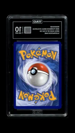 Pokemon TCG Bulbasaur 133/132 Mega Evolution Illustration Rare TAG 10 Gem Mint - Image 4