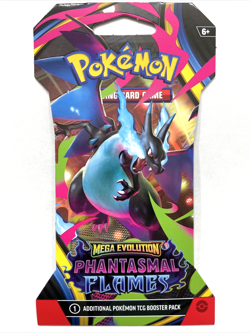 1 - Charizard Sleeved Pokemon TCG Phantasmal Flames Booster Pack Mega Evolution - Image 1