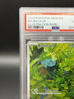 Bulbasaur Illustration Rare Holo SV: Scarlet & Violet 151 PSA 10 166/165 - Image 3