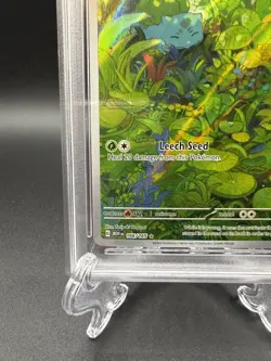 Bulbasaur Illustration Rare Holo SV: Scarlet & Violet 151 PSA 10 166/165 - Image 5