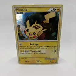 TCG POKEMON PIKACHU HOLO HGSS03 PROMO HEART GOLD SOUL SILVER - Image 1