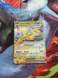 Pokemon Prismatic Evolutions #30/131 Jolteon ex Double Rare Stamped Holo Sealed - Image 1