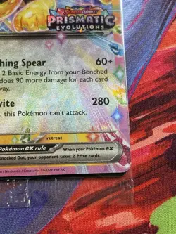 Pokemon Prismatic Evolutions #30/131 Jolteon ex Double Rare Stamped Holo Sealed - Image 5