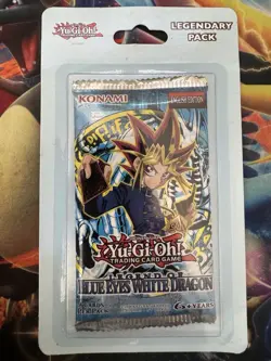 Yugioh Legend of Blue Eyes White Dragon Legendary Pack Sealed Blister - Image 1